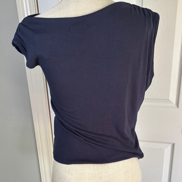 Threads 4 Thought Black Off-Shoulder Tee - Picture 6 of 8